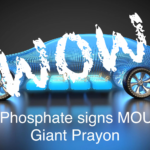 First Phosphate signs MOU with Prayon!