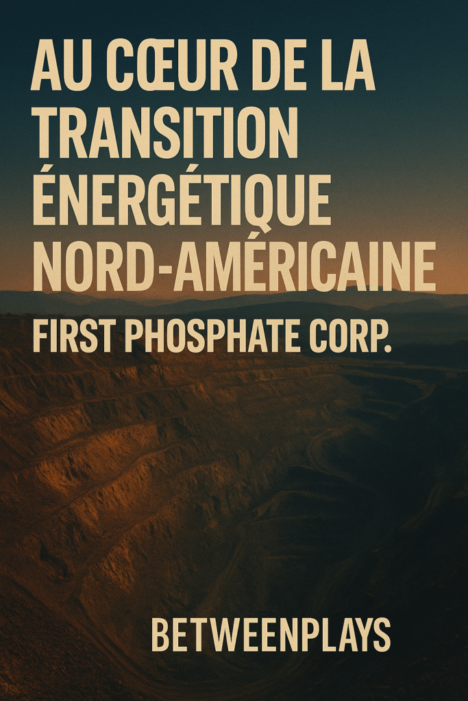 First Phosphate ($PHOS) — Propulser l’avenir énergétique de l’Amérique du Nord