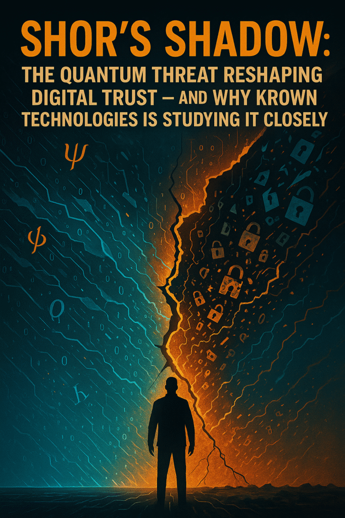 “The Quantum Horizon: Krown Technologies and the Emerging Debate on Digital Trust”