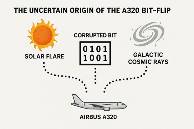 The Uncertain Origin of the A320 Bit-Flip