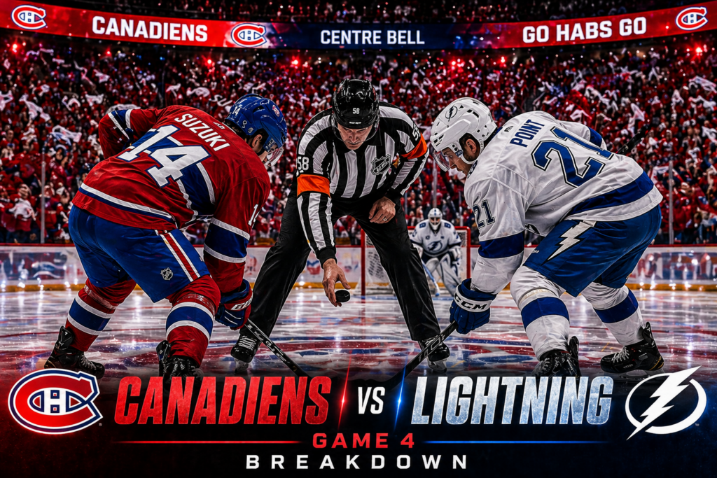 Canadiens vs Lightning — Full Series Breakdown, Play-by-Play & Game 4 Intelligence